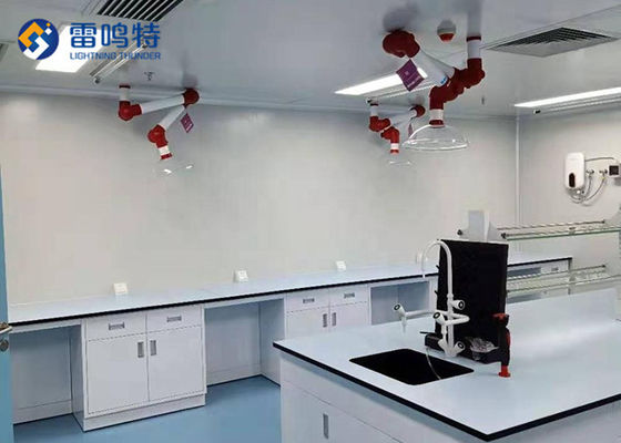 Nowoczesny stół warsztatowy ognioodporne meble laboratoryjne chemiczne Ss304 Uchwyt